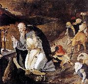 Lucas van Leyden The Temptation of St Anthony Spain oil painting artist